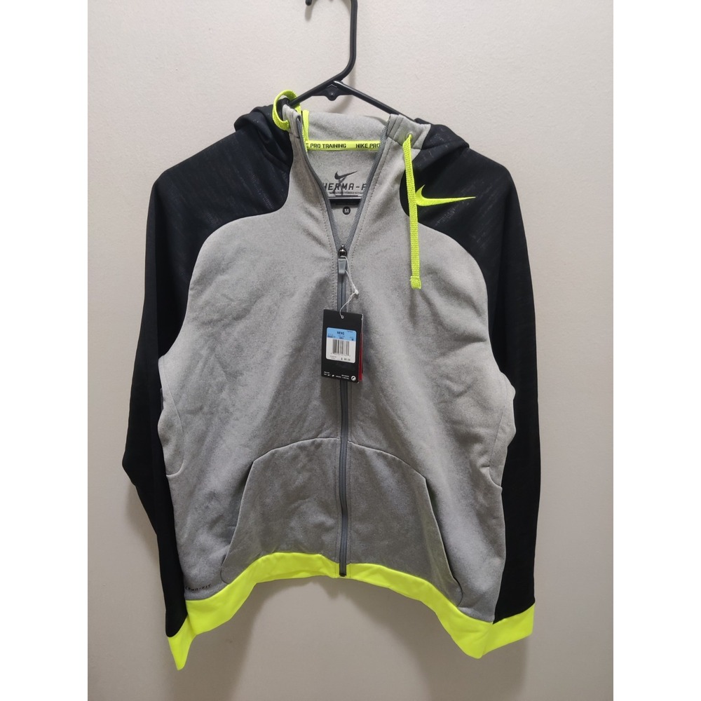 Nike Fleece Training Therma-Fit Full Zip Hoodie Size Medium 669977-063